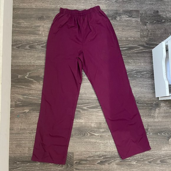 Cherokee Medical Scrub Bottom Pant | Eggplant | Size XS - Picture 1 of 3